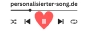 Personalisierter Song Logo